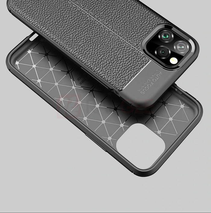 Ốp lưng dành cho iPhone 11 silicon giả da chính hãng Auto Focus