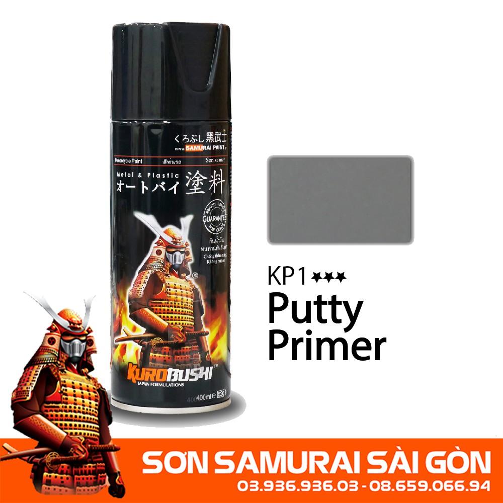 Hình ảnh Sơn SAMURAI KUROBUSHI KP1*** sơn lót lấp vết trầu xước chính hãng dành cho xe máy