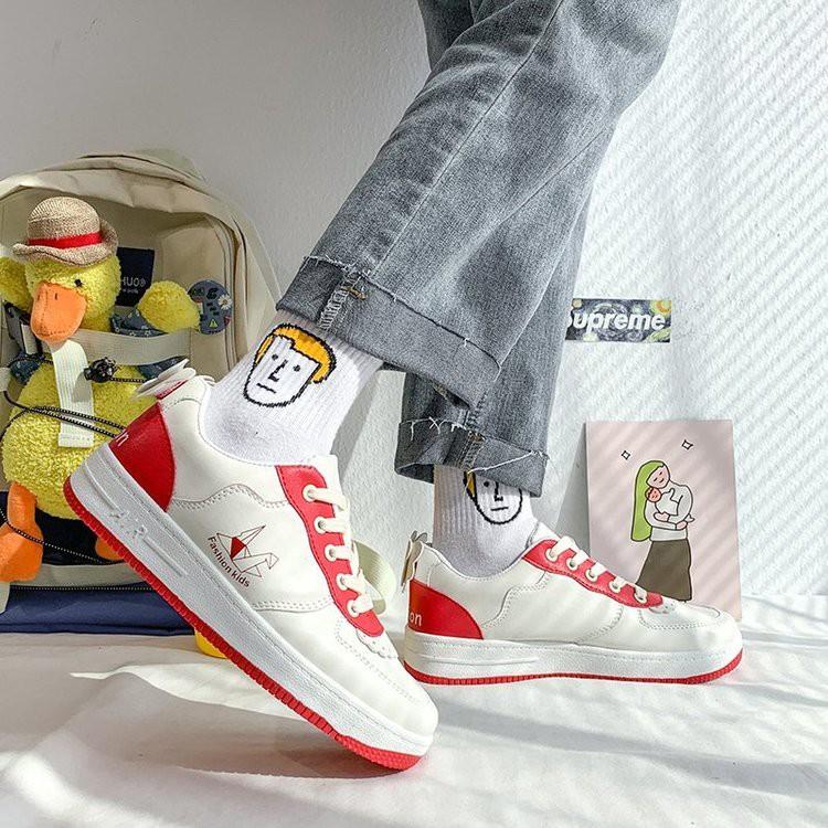 Giày trắng nữ hàn quốc, giày thể thao, giày thường, giày thể thao