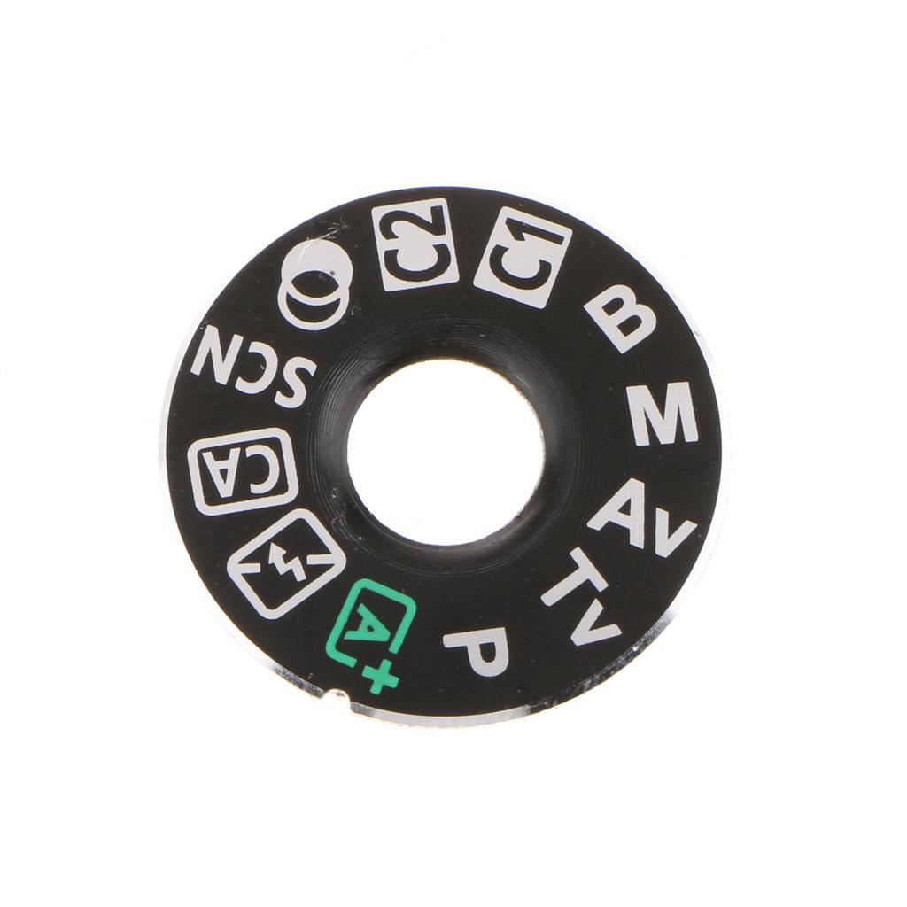 2x Top Cover Dial Mode Plate Button Label Repair Part for Canon EOS 80D/5D2