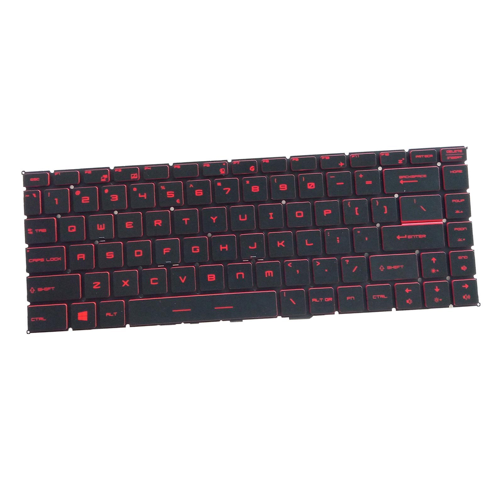 US Keyboard US Layout Backlit Durable for MSI Professional Replacement