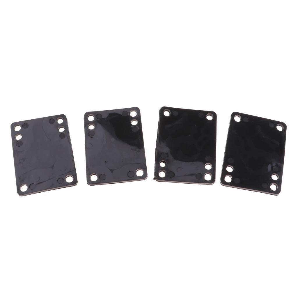 2x 4PCS/Set Skateboard Riser Pads, Good Replacement for Longboard Skateboarding