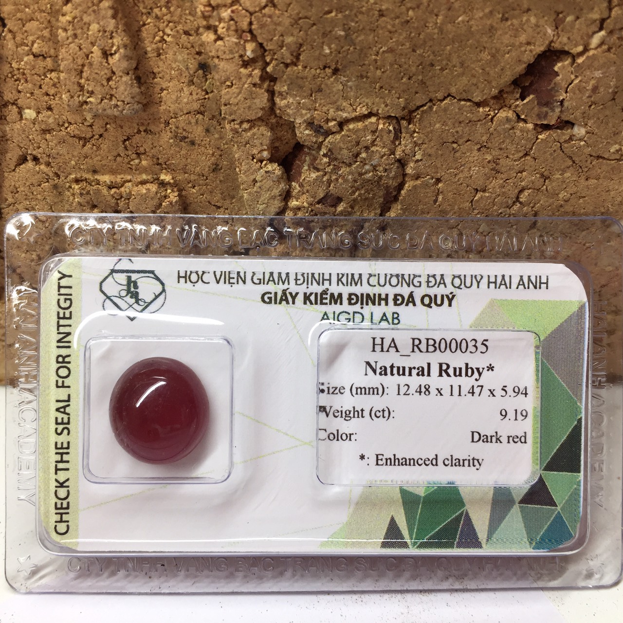 Viên đá Ruby thiên nhiên_HA-RB00035