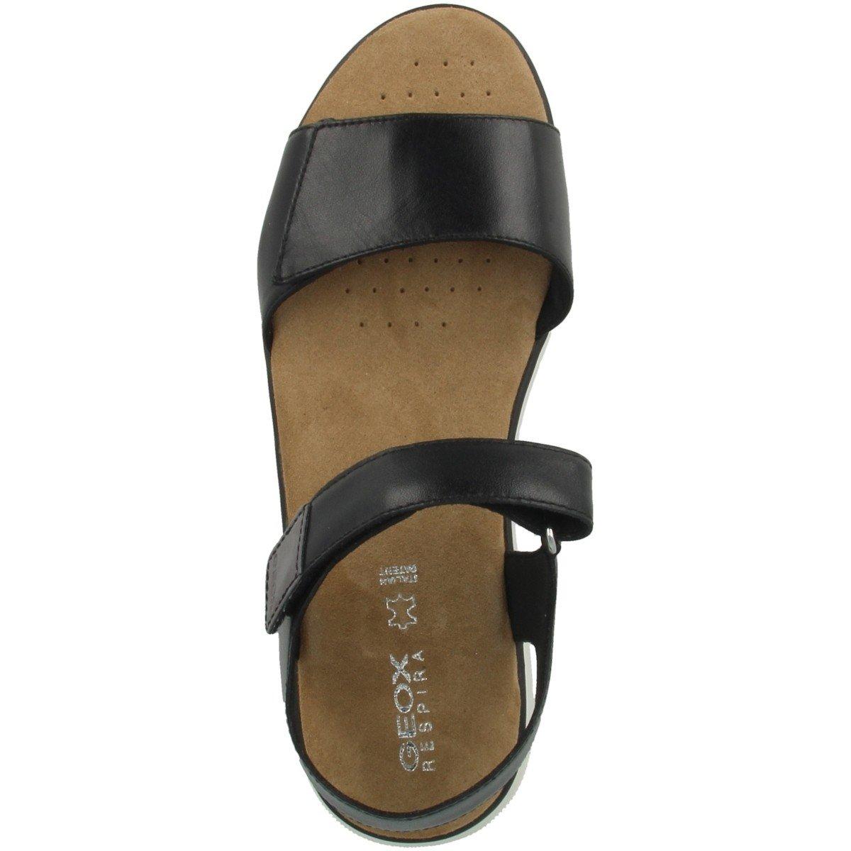 Giày Sandals Nữ GEOX D Dandra D - BLACK/GUN