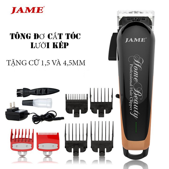 Tông đơ cắt tóc lưỡi kép chuyên nghiệp JM7601