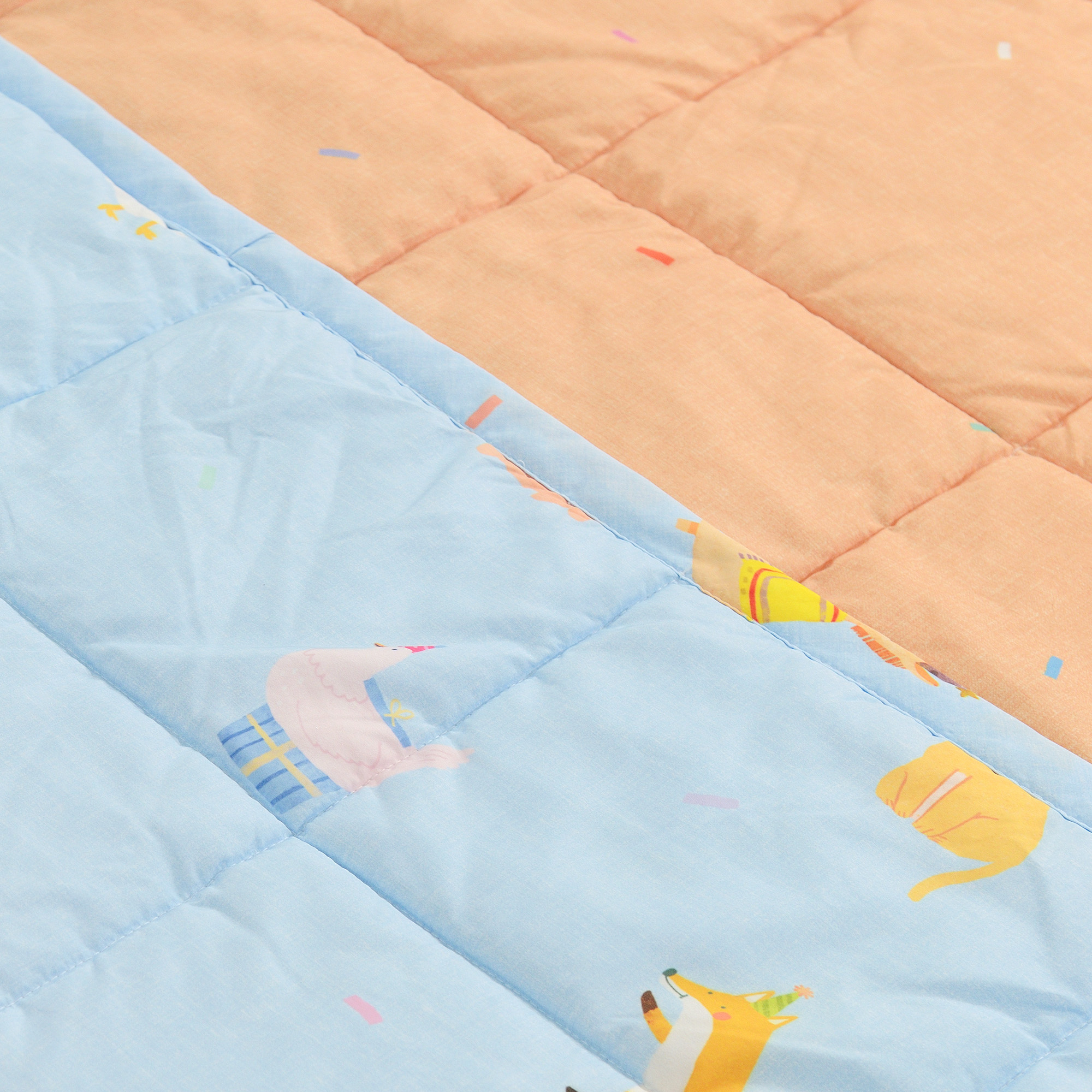 Chăn Chần Bông Arize Vải Microfiber Animal Party 1.5x2m