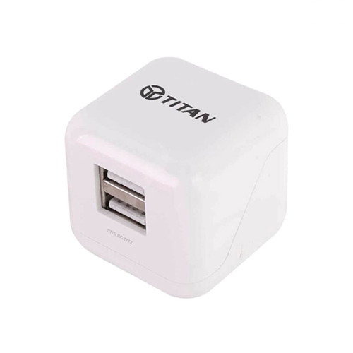 BỘ CỐC CÁP SẠC NHANH IPHONE,IPAD 2 CỔNG USB - TITAN SC02 - HÀNG CHÍNH HÃNG