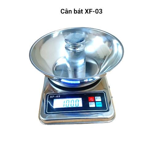 Cân điện tử nhà bếp XF-03  chính xác đến từng gam tặng bát inox
