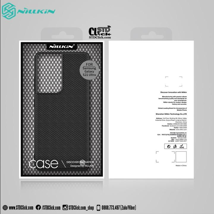 ỐP LƯNG DÀNH CHO ĐIỆN THOẠI SAMSUNG GALAXY S21 ULTRA 5G NILLKIN TEXTURED NYLON FIBER