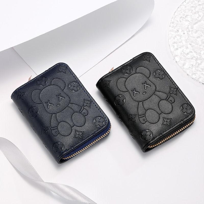 Ví tiền nữ mini mochi thời trang học sinh Hàn Quốc đựng tiền nhiều ngăn bỏ túi cao cấp đẹp giá rẻ LUKADO VN53