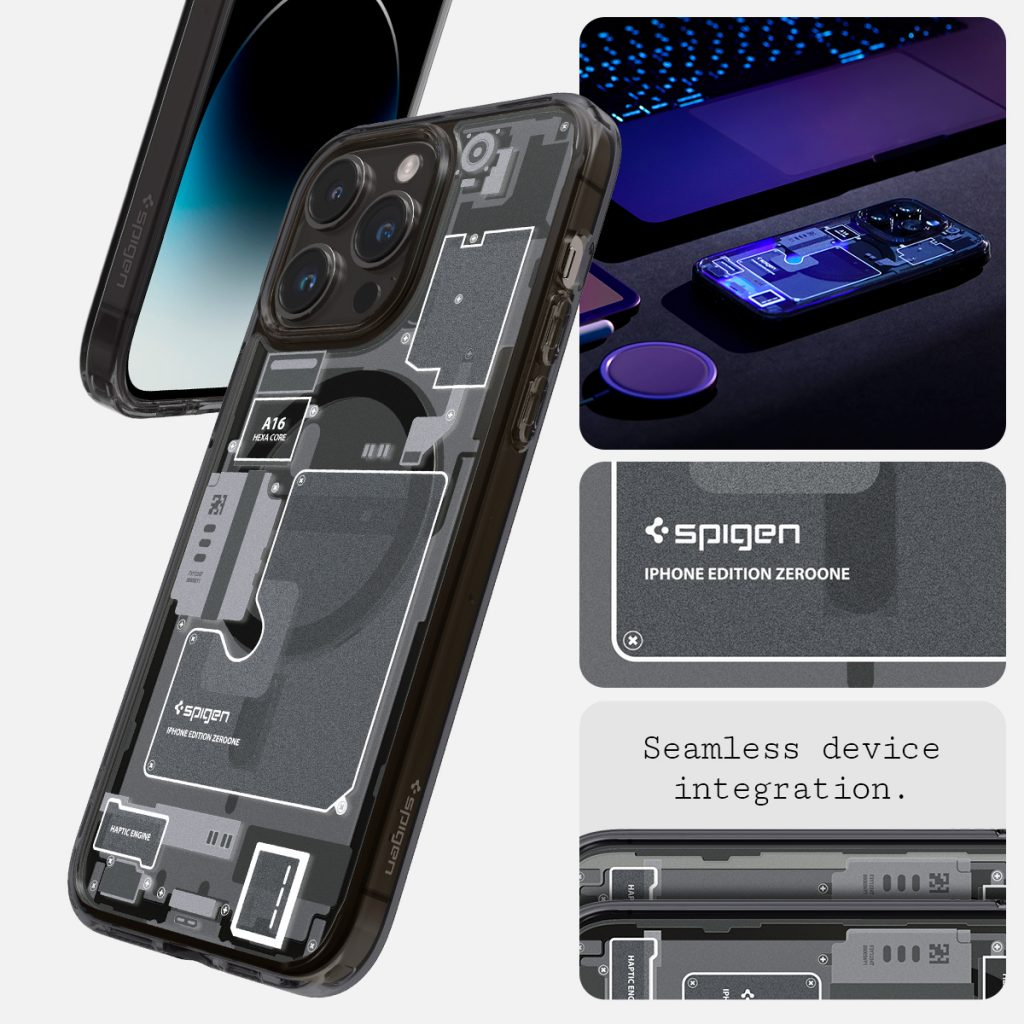 ỐP LƯNG DÀNH CHO IPHONE 14 PRO SPIGEN ULTRA HYBRID ZERO ONE MAGFIT  –  - Hàng chính hãng