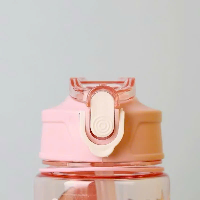 Bình Nước Học Sinh 750ml Hoạt Hình LABUBU Dễ Thương, Bình Đựng Nước Có Ống Hút Cho Bé - HÀNG CHÍNH HÃNG MINIIN