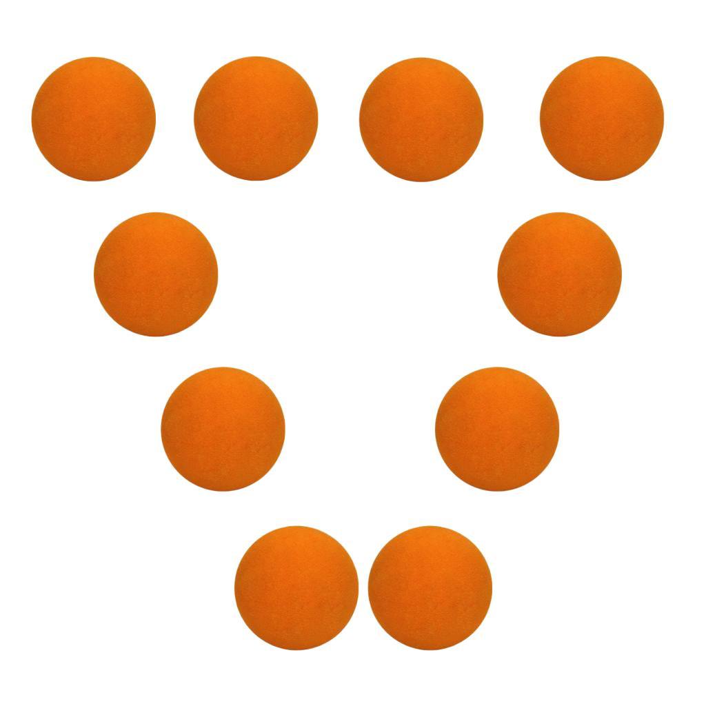 2-6pack 10 Pieces EVA Foam Golf Swing Exercises Practice Training Balls Orange