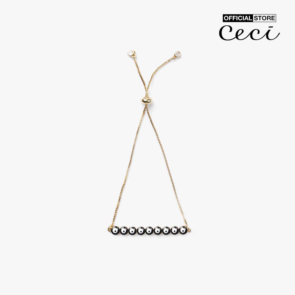CECI - Vòng đeo tay nữ dây mảnh phối thiết kế độc đáo CC3-01000078-01
