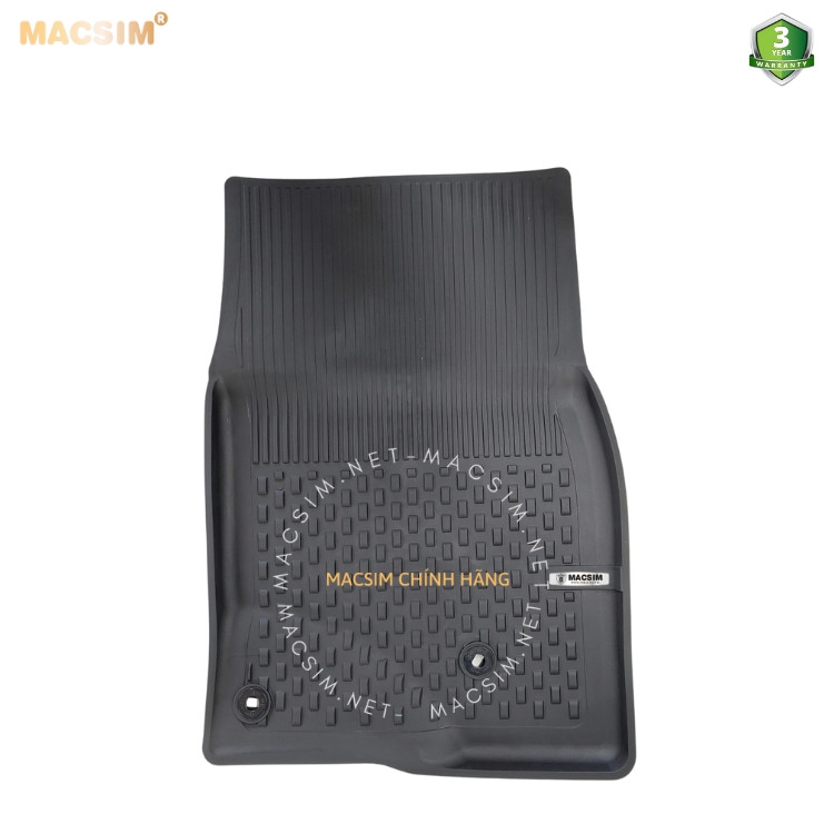 Thảm lót sàn ô tô nhựa TPE Silicon Honda civic 2016-2021 Black Nhãn hiệu Macsim