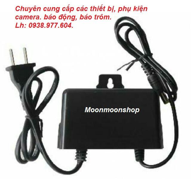 Adapter camera nguồn 12V - 2A loại ngoài trời, trong nhà có móc treo, Nguồn camera chống nước