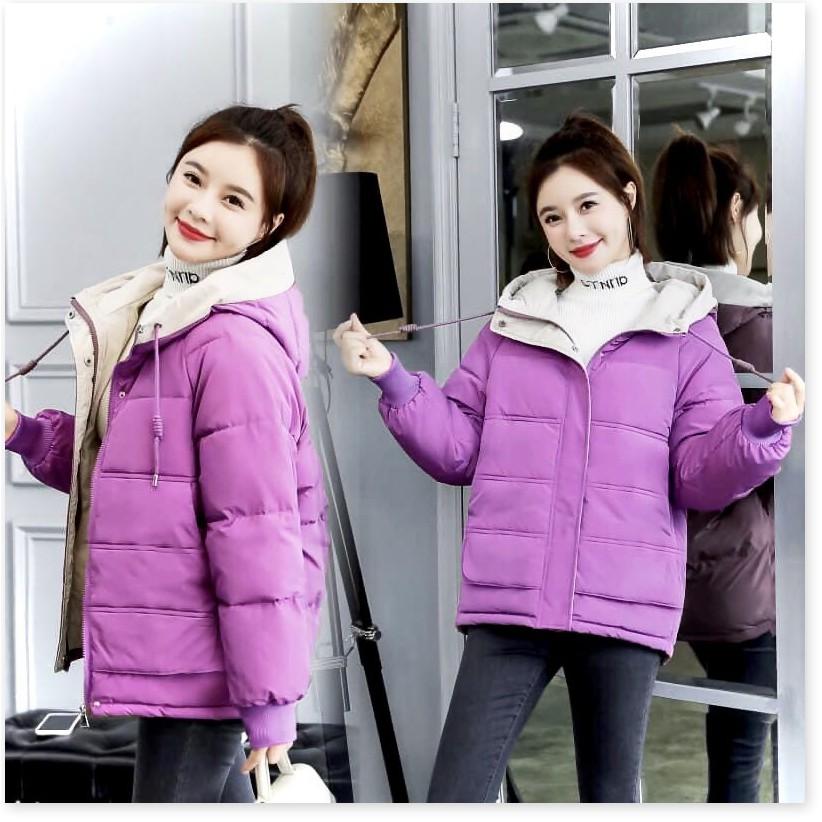 ÁO KHOÁC PHAO NỮ 3 LỚP CÓ NÓN THỜI TRANG BAO ẤM ÁP CHO MÙA ĐÔNG NĂM NAY VINA 1HITSTORE