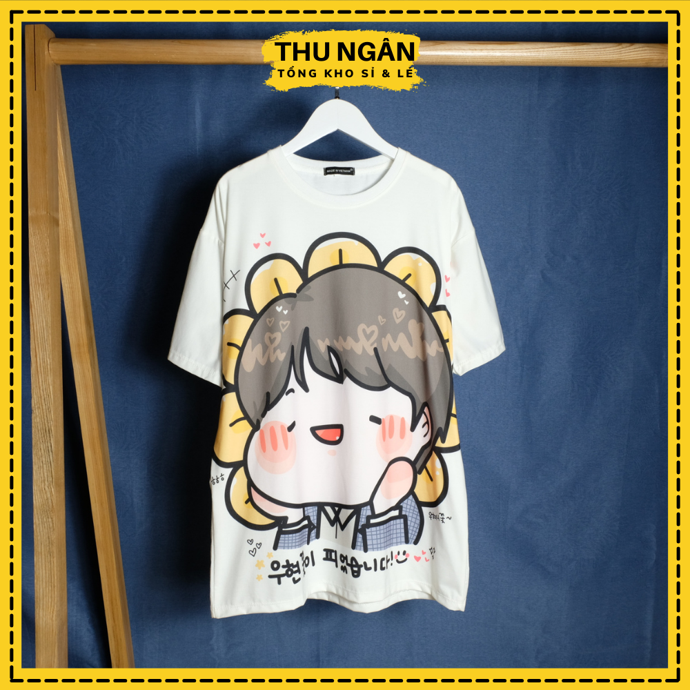 Áo Thun Tay Lỡ Form Rộng Unisex Phong Cách Ulzzang 10118