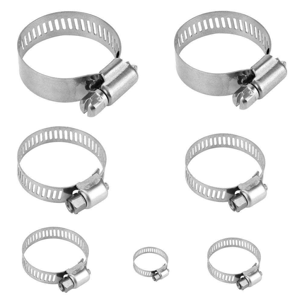 Set 60 kẹp cố định đường ống dẫn xe hơi bằng thép không gỉ
