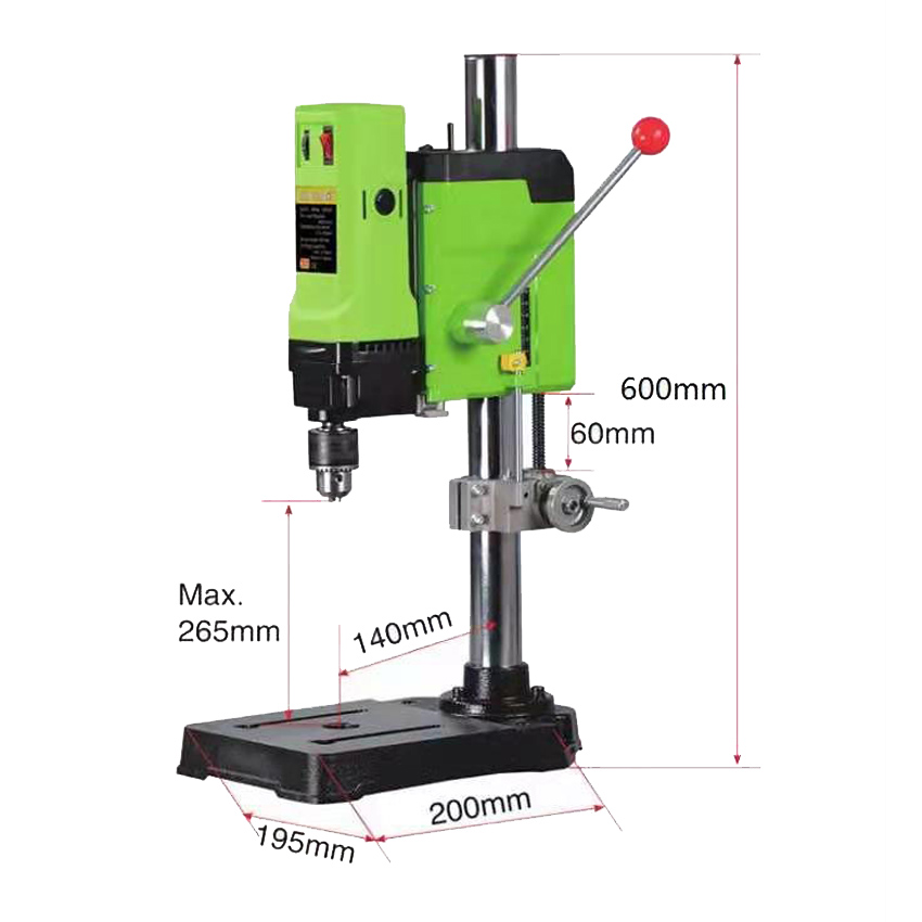 Máy khoan bàn công suất lớn MINI 880W-1050W BG-5157 - Chính xác tuyệt đối