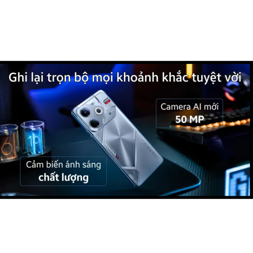 Điện thoại Tecno Pova 6 Neo (8GB 128GB) - Hàng Chính Hãng