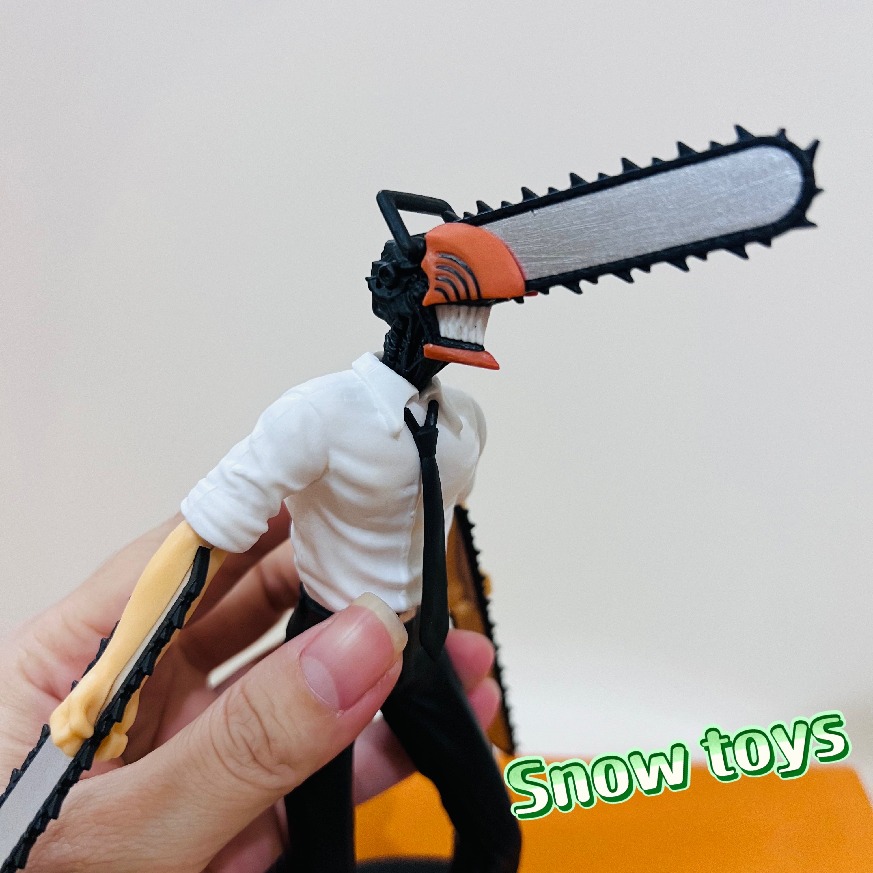 Mô hình Chainsaw Man - Nhân vật Denji hóa Quỷ cưa máy - Kích thước Denji Cao 17cm - Fullbox Chainsaw man Quỷ cưa