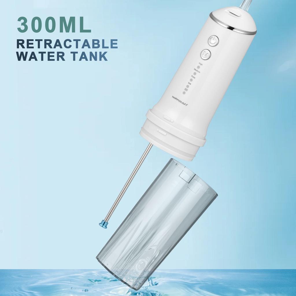 [Đèn UV Diệt Khuẩn 99%]Máy Tăm Nước Du Lịch WaterPush - Gập gọn - Bảo hành Online 1 đổi 1 trong 12 tháng