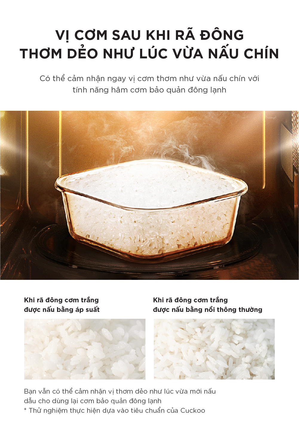 Nồi cơm điện tử áp suất kép Cuckoo CRP-ST1010FG - Hàng Chính Hãng