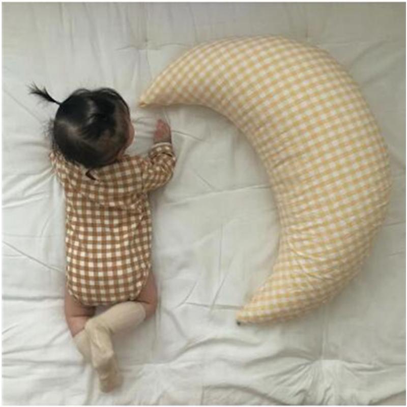 60X25CM Cotton Trăng U Gối Cho Bé Tạo Dáng Gối Ngủ Gối Sơ Sinh Điều Dưỡng Gối Cho Con Bú Đồ Chơi Nhồi Bông Trẻ Em