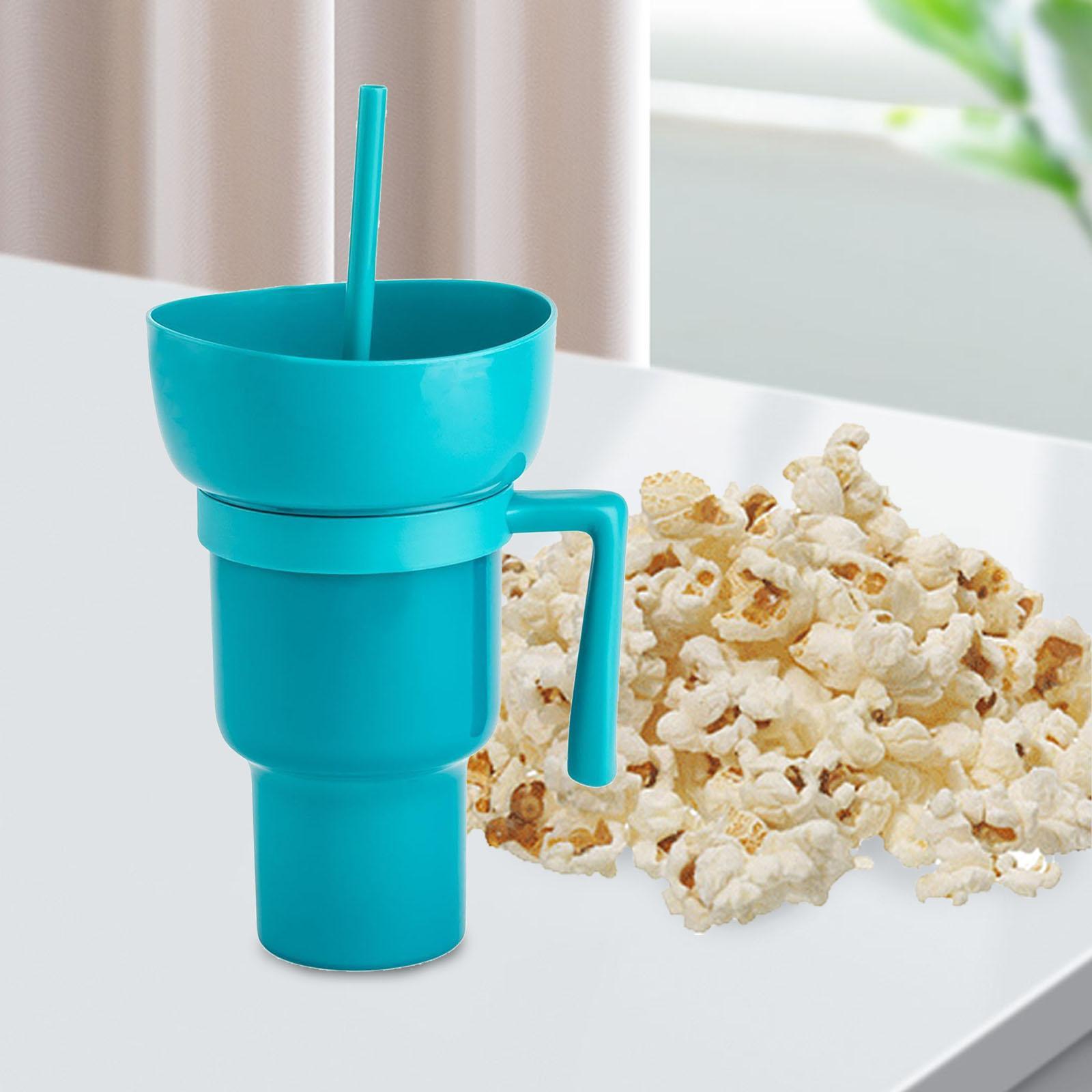 Portable Stadium Tumbler Snacks Cup Snack Bowl for Living Room Bedroom Travel