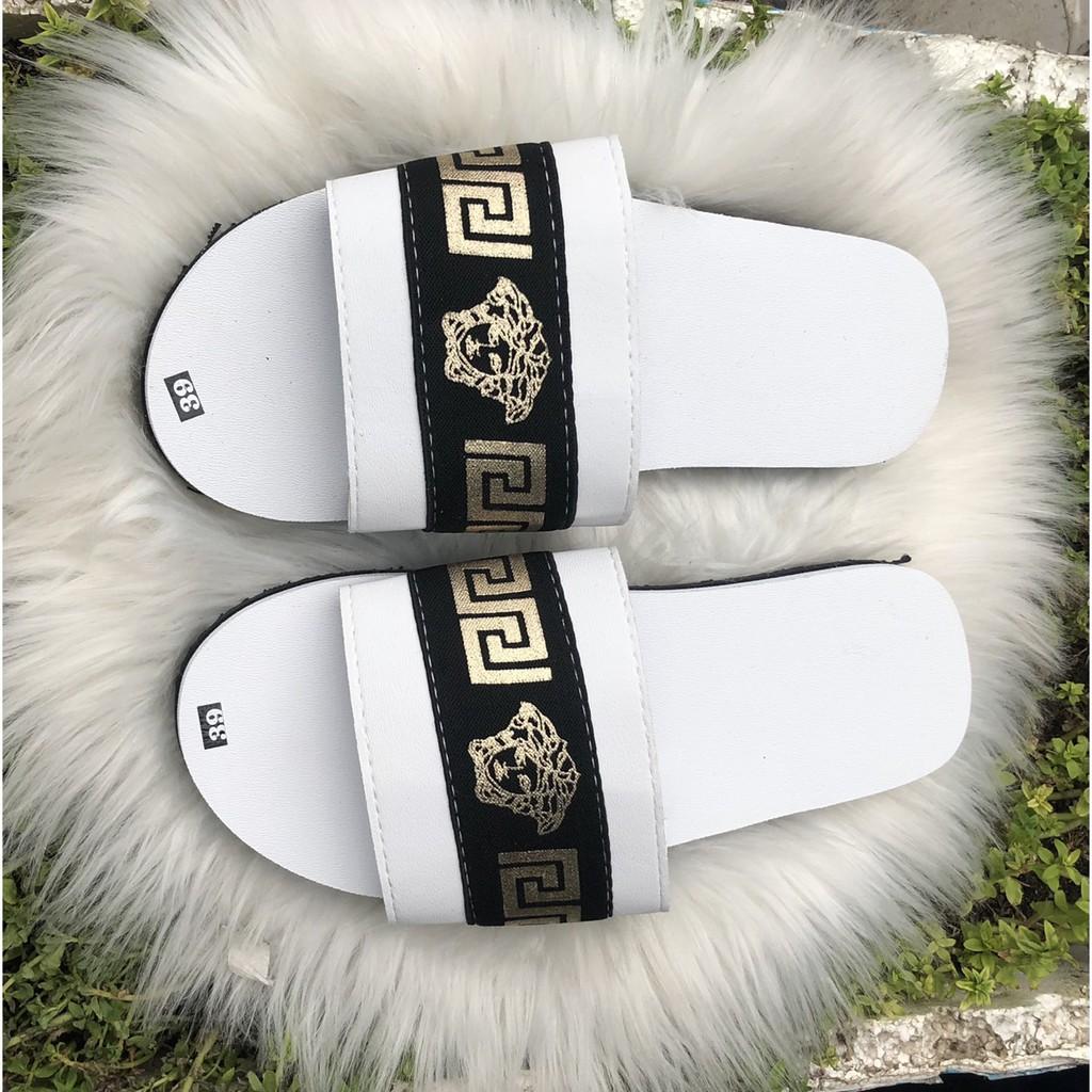 sandal đồng nai dép quai ngang nam nữ ( đế trắng ) size từ 34 nữ đến 43 nam