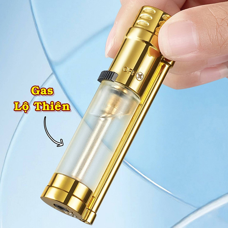 Bật Lửa Khè Gas Đá Rảnh Tay Lộ Thiên Honest 626 – Xài Gas (giao màu ngẫu nhiên)