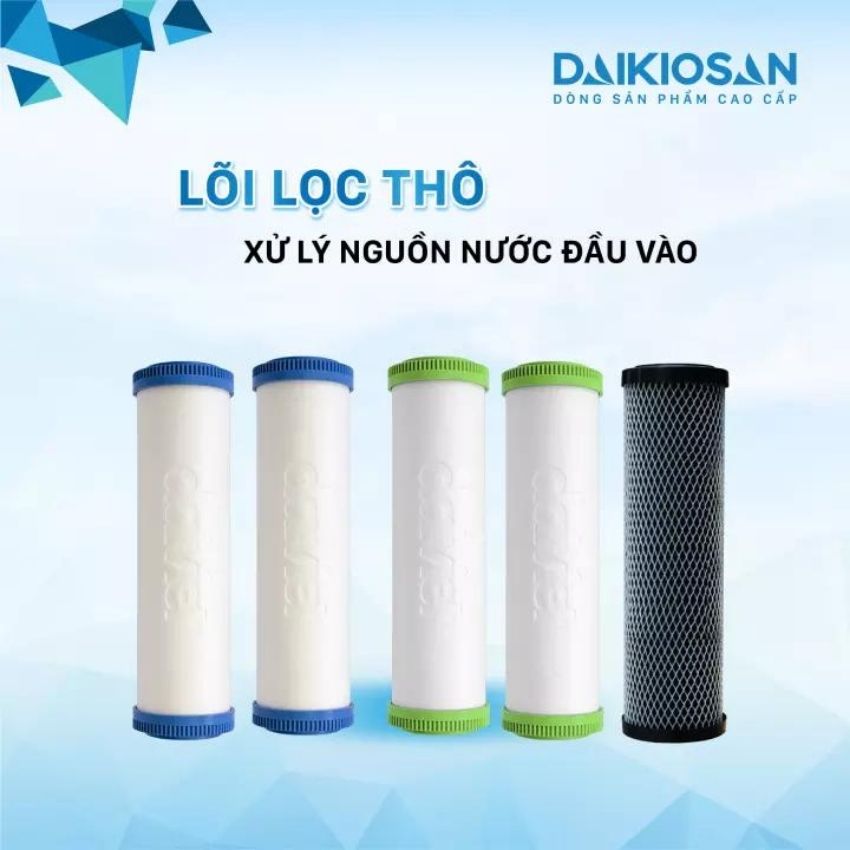 Chính Hãng - Lõi Lọc Nước RO Số 3 Lõi PP 10" 1 Micro  Đại Việt