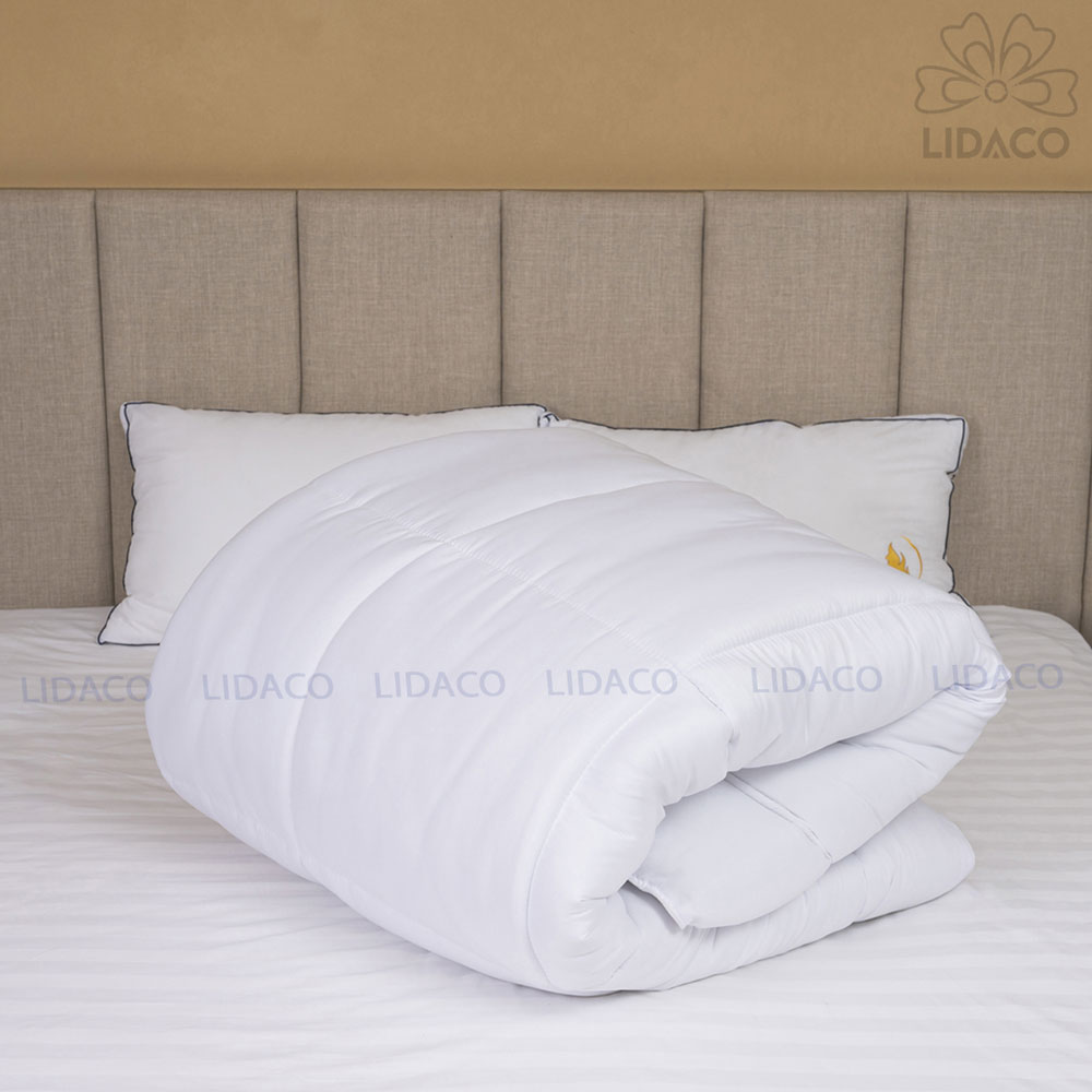 Topper làm mềm nệm LIDACO chuyên dùng khách sạn vải cotton chuẩn dày 7cm