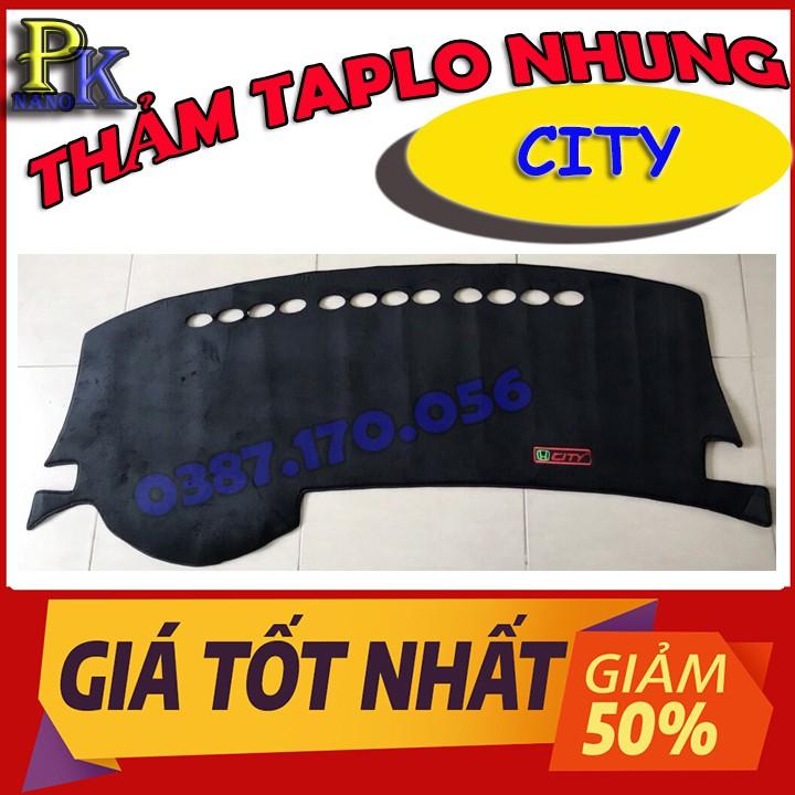 THẢM TAPLO NHUNG XE HONDA CITY – CHỐNG TRƯỢT – CHỐNG NÓNG HIỆU QUẢ - CHUẨN FORM