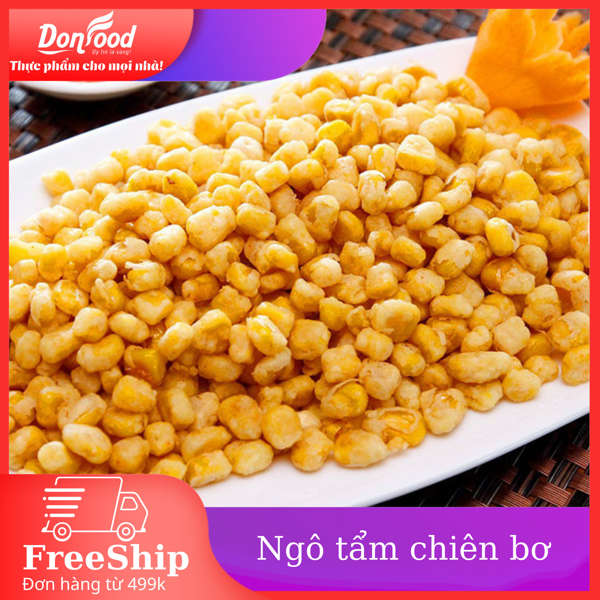 -Ngô Tẩm chiên Bơ -500gr