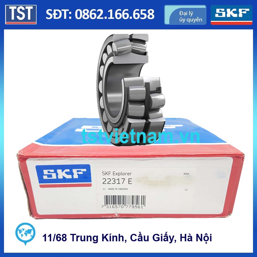 Vòng bi bạc đạn SKF 22317 E