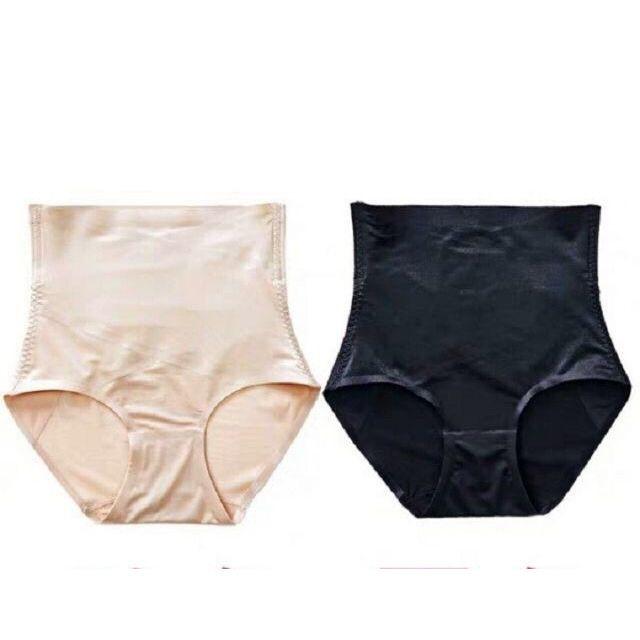Quần Gen Cạp Cao Nịt Bụng Satin