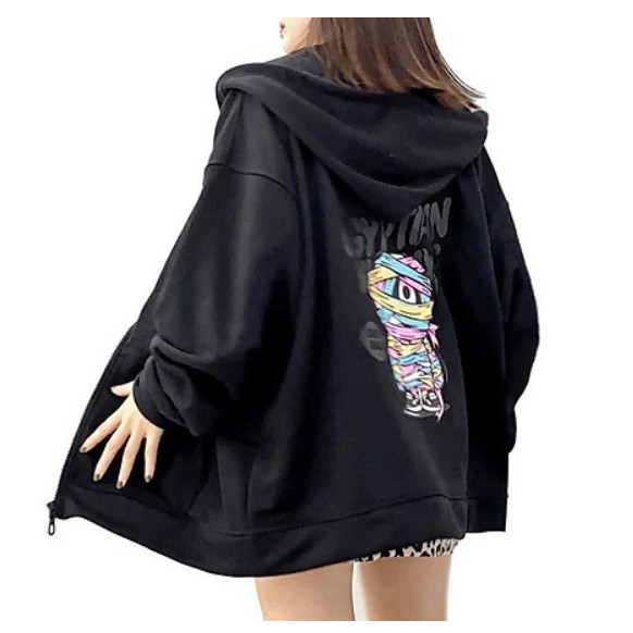 ÁO KHOÁC NỈ HOODIE FULL ZIP NAM NỮ HOOIDE Freesize dưới 65kg 