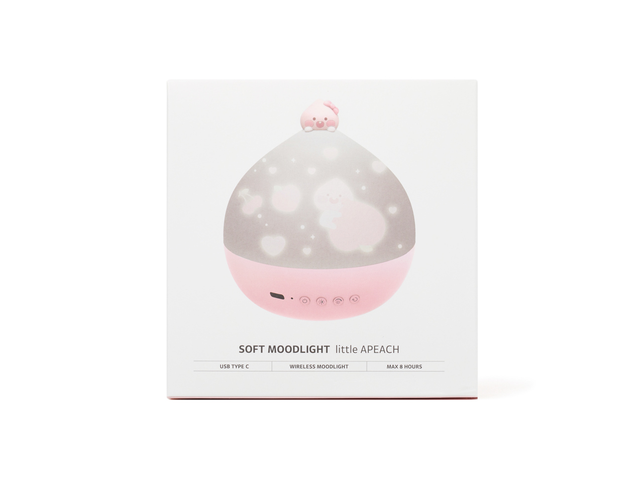 Đèn Ngủ Chiếu Hình 3D Apeach Kakao Friends Chính Hãng