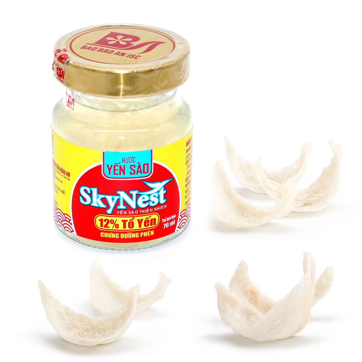 Combo 5 + TẶNG 1 cùng loại Nước Yến sào cao cấp SkyNest 12% Tổ Yến