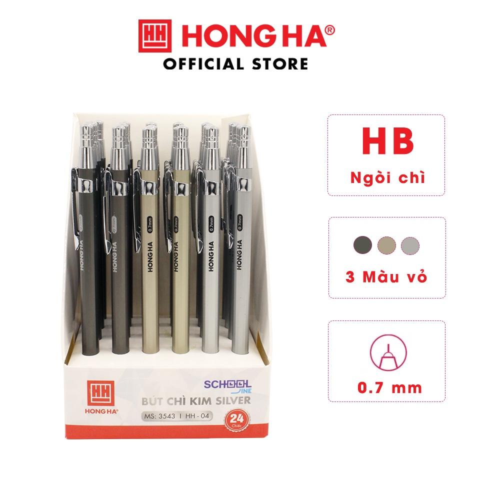 Bút chì kim 0.7mm - Vỏ kim loại chống gỉ Hồng Hà - 3543