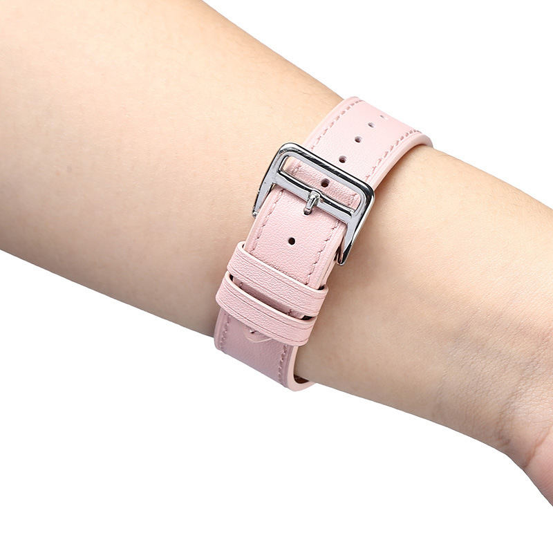 Dây Da Pink Colour cho Apple Watch