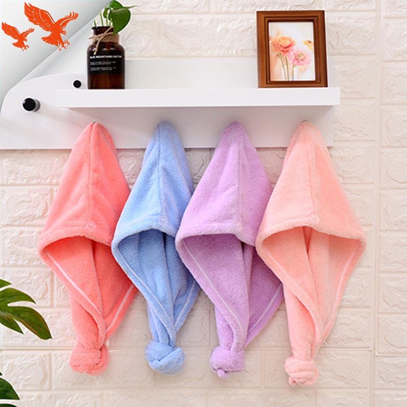 Khăn ủ tóc đa năng, khăn tắm gội cao cấp, vải cotton mềm mại thấm hút