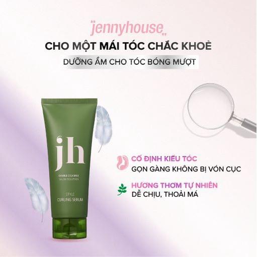 Tinh Dầu Dưỡng Tóc Uốn JENNY HOUSE Hydro Keratin Curl Serum 150ml - Dưỡng Ẩm Phục Hồi Tóc Hư Tổn Tạo Kiểu Cho Tóc Xoăn