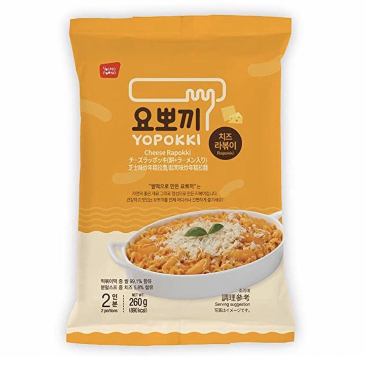 Bánh gạo & Mì Rapokki Nhập Khẩu Hàn Quốc Nhiều Vị (Cay Ngọt, Phô Mai, Cà Chua)
