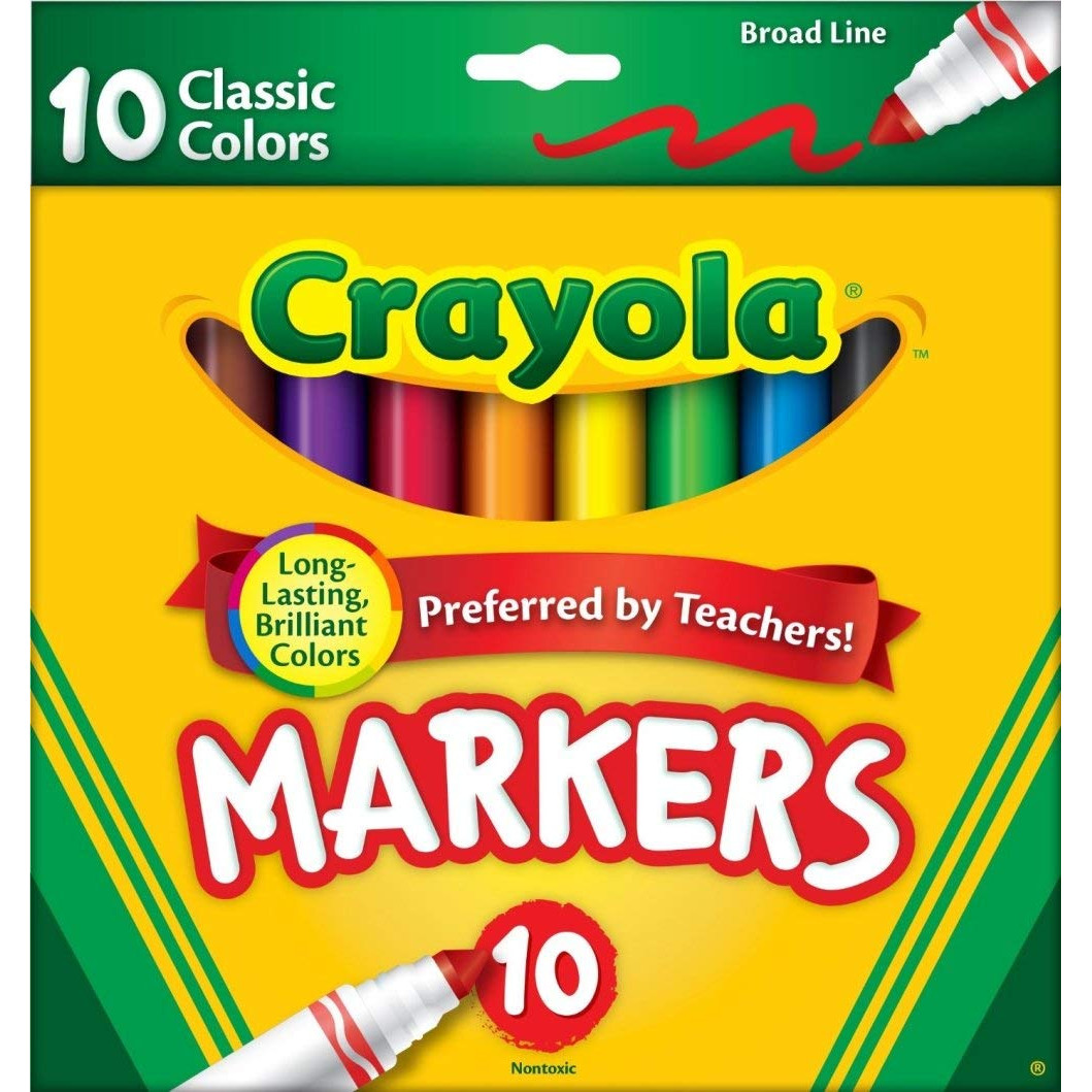 BÚT LÔNG Crayola 10 CÂY