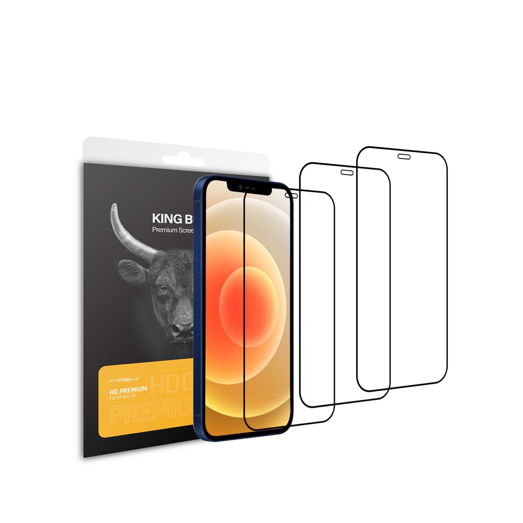 Cường Lực Mipow Kingbull Chống Nhìn Trộm HD dành cho iPhone 13/13Pro/13ProMax-Hàng chính hãng