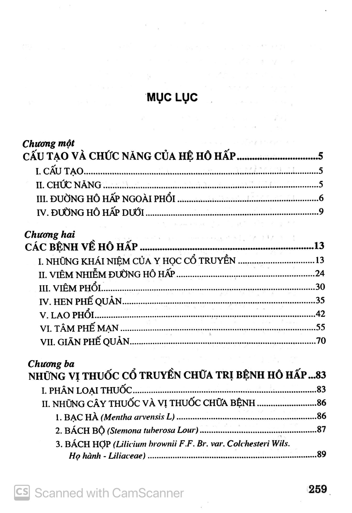 Cây Thuốc Vị Thuốc Phòng Chữa Bệnh Hô Hấp