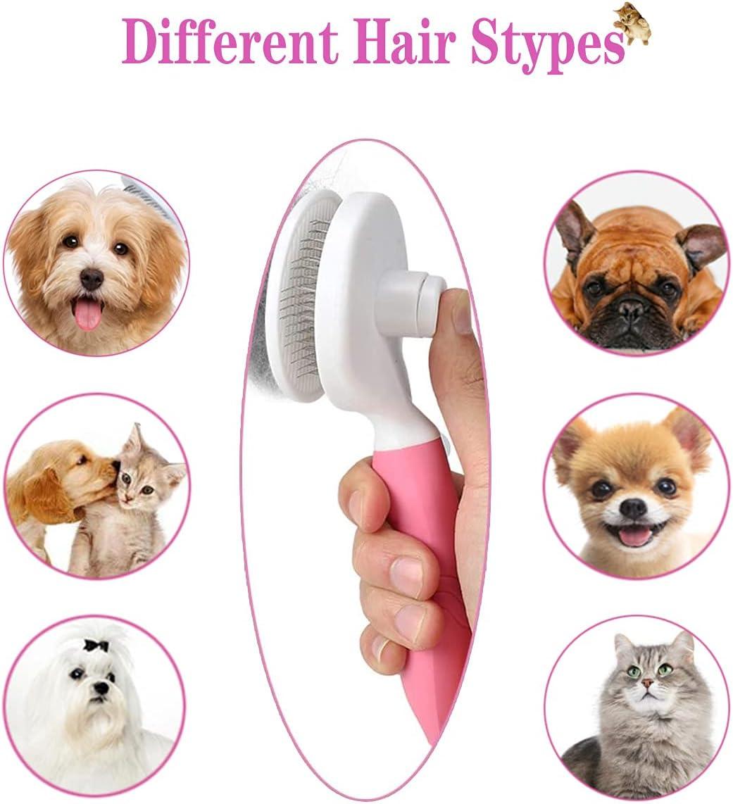 Chải chó và mèo tự làm sạch chải lông chải chuốt lược cho mèo động vật chống tóc để massage thú cưng, tẩy lông